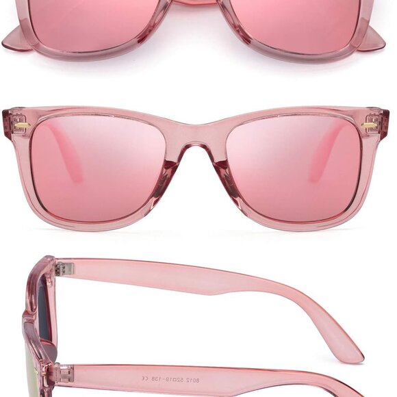 Women Polarized Sunglasses UV Protection Classic Square Fashion Eyewear - Picture 2 of 6